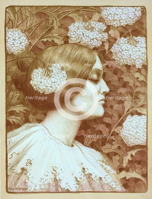 Dessin original pour les "Maîtres de l'Affiche"., c1900. Creator: Paul Berthon.