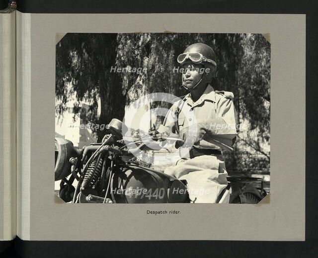 Despatch rider, 1964. Creator: Colonial Office.