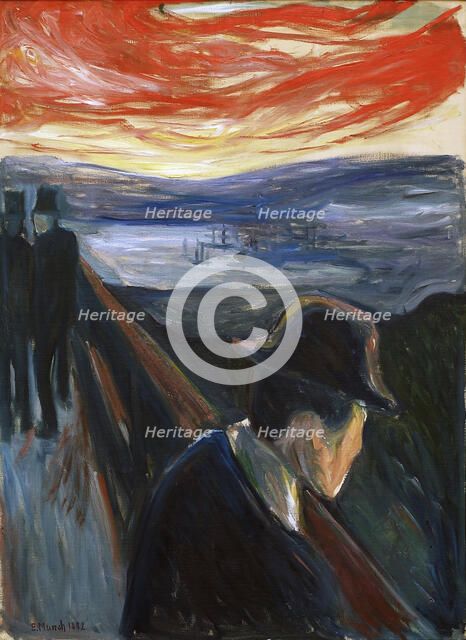 Despair (Sick Mood at Sunset), 1892.
