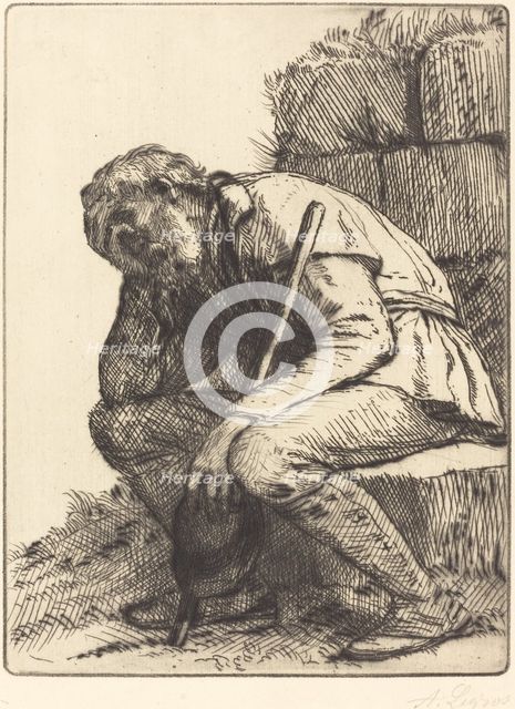 Desperate Man (Le desespere). Creator: Alphonse Legros.