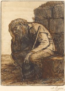 Desperate Man (Le desespere). Creator: Alphonse Legros