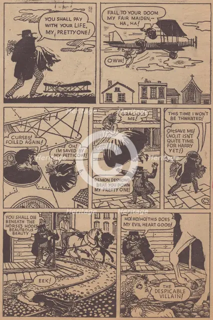 'Desperate Desmond', cartoon strip, c1955.  Creator: Shirley Markham.
