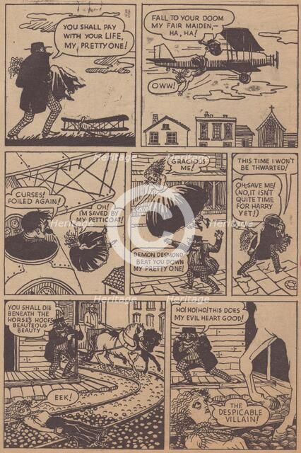 'Desperate Desmond', cartoon strip, c1955.  Creator: Shirley Markham.