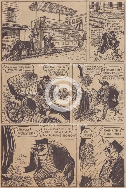 'Desperate Desmond', cartoon strip, c1955.  Creator: Shirley Markham.