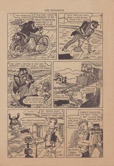Desperate Desmond cartoon strip, c1955. Creator: Shirley Markham