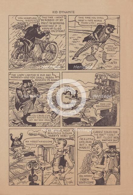 'Desperate Desmond', cartoon strip, c1955.  Creator: Shirley Markham.