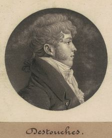 Destouches, 1809. Creator: Charles Balthazar Julien Févret de Saint-Mémin