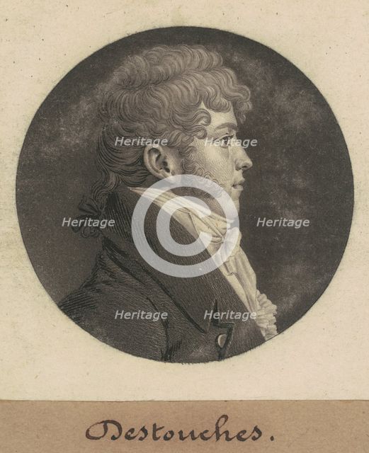 Destouches, 1809. Creator: Charles Balthazar Julien Févret de Saint-Mémin.