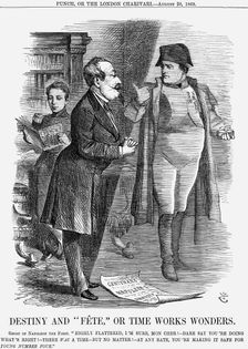 Destiny and "Fête," Or Time Works Wonders 1869. Creator: Joseph Swain