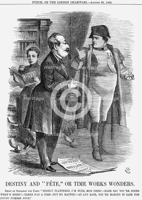 'Destiny and "Fête," Or Time Works Wonders', 1869. Creator: Joseph Swain.