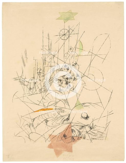 Destruction and Hope (Zerstörung und Hoffnung), 1916. Creator: Klee, Paul (1879-1940).