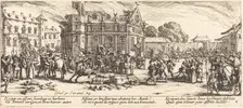 Destruction of a Convent, c. 1633. Creator: Jacques Callot