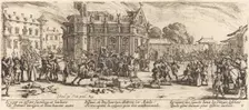 Destruction of a Convent, c. 1633. Creator: Jacques Callot