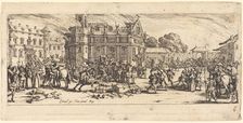 Destruction of a Convent, c. 1633. Creator: Jacques Callot