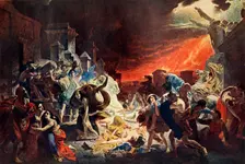Destruction of Pompeii 1833, (1939). Creator: Karl Briullov