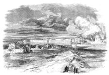 Destruction of the Docks, Sebastopol - from a sketch by J. A. Crowe, 1856. Creator: J. A. Crowe