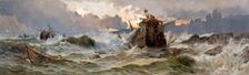 Destruction of the Spanish Armada, 1892. Creator: Jose Gartner