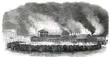 Destructive Fire at San Francisco - 400 Buildings Burnt, 1850. Creator: Unknown