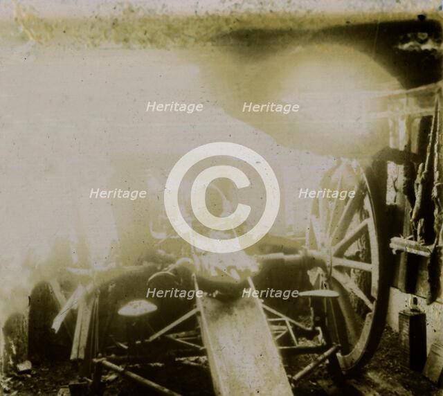 Destroyed 75, automatic anti-aircraft gun, c1914-c1918. Artist: Unknown.