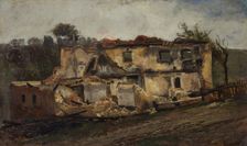 Destroyed House, c1851-1857. Creator: Karl Peter Burnitz