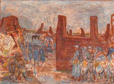 Destroyed village on the Somme, c. 1917