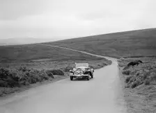 DG Silcock's Jensen V8, winner of a bronze award at the MCC Torquay Rally, July 1937. Artist: Bill Brunell