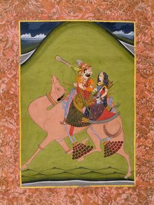 Dhola and Maru on a Camel, c1830. Creator: Unknown