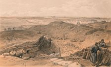 Ditch of the Malakoff, Battery Gervais, and Rear of Redan 1856. Artist: Thomas Picken