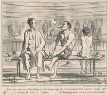 Dites donc, monsieur Beaufumé ..., 1858. Creator: Honore Daumier