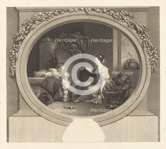 Dites donc s'il vous plait, probably 1782. Creator: Nicolas Delaunay.