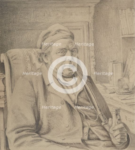 Ditlev Gothard Monrad, 1865. Creator: Pietro Krohn.
