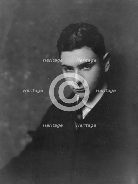 Dittenhoefer, N.E., Mr., portrait photograph, 1916 Apr. 17. Creator: Arnold Genthe.