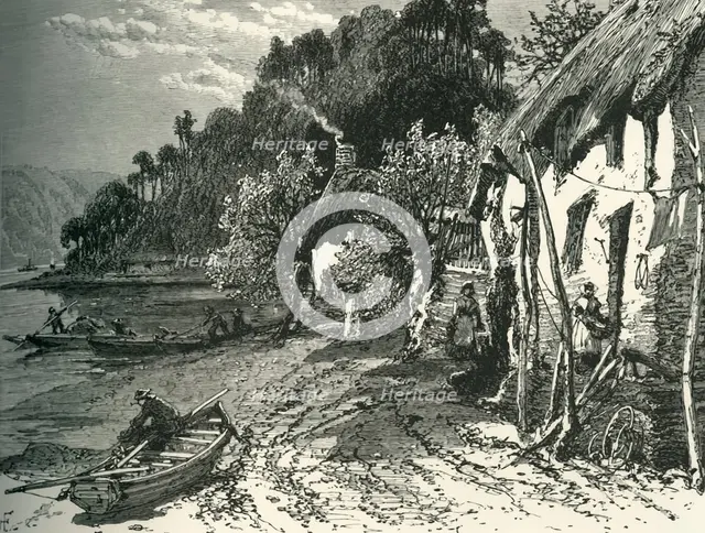 'Dittisham, on the Dart', c1870.