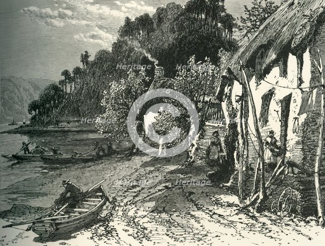 'Dittisham, on the Dart', c1870.