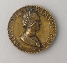 Diva Julia (obverse) Dubia Fortuna (reverse) , c. 1490. Creator: Antico (Italian, c. 1460-1528)