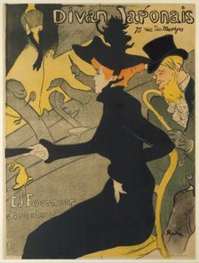 Divan Japonais, 1892-93., 1892-93. Creator: Henri de Toulouse-Lautrec