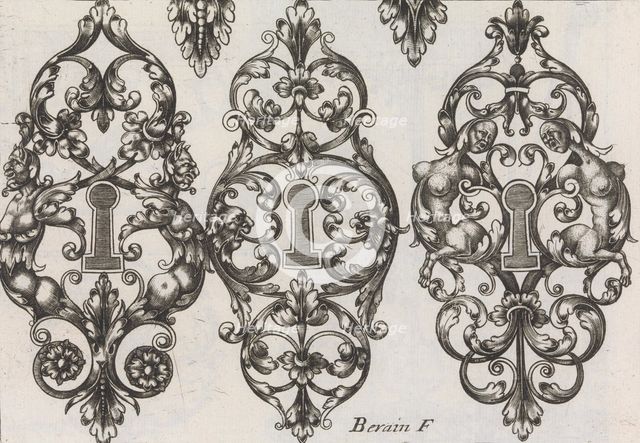 Diverses Pieces de Serruriers, page 5 (recto), ca. 1663. Creator: Jean Berain.