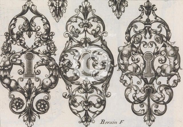 Diverses Pieces de Serruriers, page 5 (recto), ca. 1663. Creator: Jean Berain.