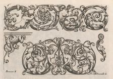 Diverses Pieces de Serruriers, page 7 (recto), ca. 1663. Creator: Jean Berain