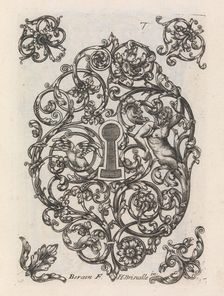 Diverses Pieces de Serruriers, page 8 (recto), ca. 1663. Creator: Jean Berain