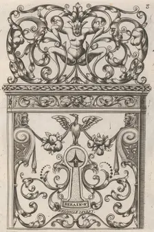 Diverses Pieces de Serruriers, page 9 (recto), ca. 1663. Creator: Jean Berain