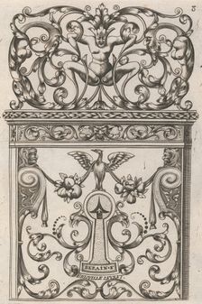 Diverses Pieces de Serruriers, page 9 (recto), ca. 1663. Creator: Jean Berain