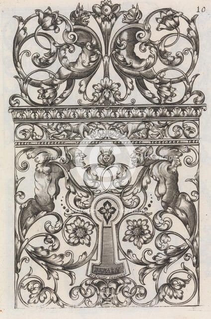 Diverses Pieces de Serruriers, page 11 (recto), ca. 1663. Creator: Jean Berain.