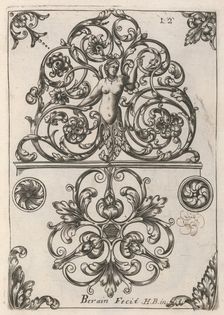 Diverses Pieces de Serruriers, page 13 (recto), ca. 1663. Creator: Jean Berain