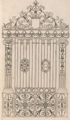 Diverses Pieces de Serruriers, page 17 (recto), ca. 1663. Creator: Jean Berain