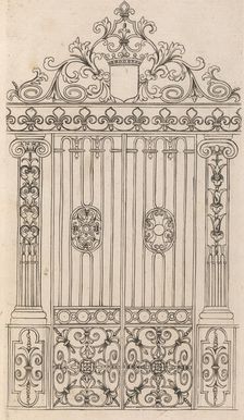 Diverses Pieces de Serruriers, page 17 (recto), ca. 1663. Creator: Jean Berain