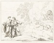 Divina Comedia di Dante (volume I), published 1824. Creators: Bartolomeo Pinelli, Dante Alighieri