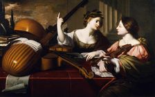 Divine Inspiration of Music, c1640. Creator: Nicolas Regnier