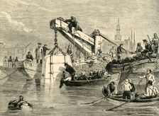 Diving-Bell Used in the Construction of the Thames Tunnel (c1878). Creator: Unknown
