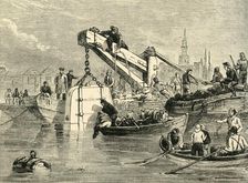Diving-Bell Used in the Construction of the Thames Tunnel (c1878). Creator: Unknown
